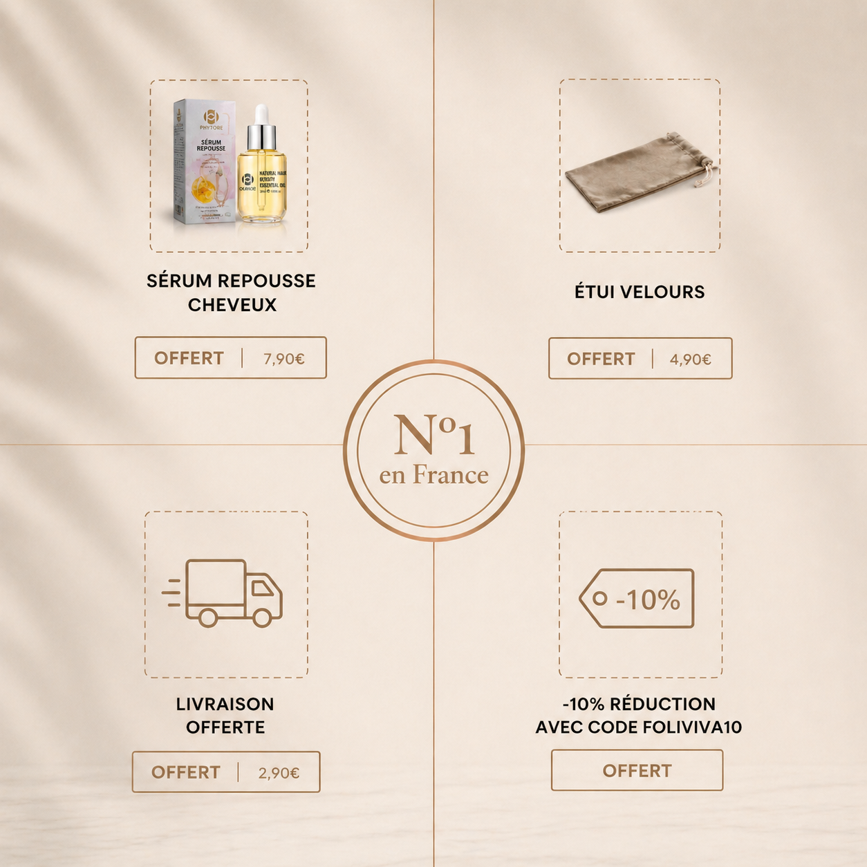 Brosse Stimulante + Bio Sérum Offert