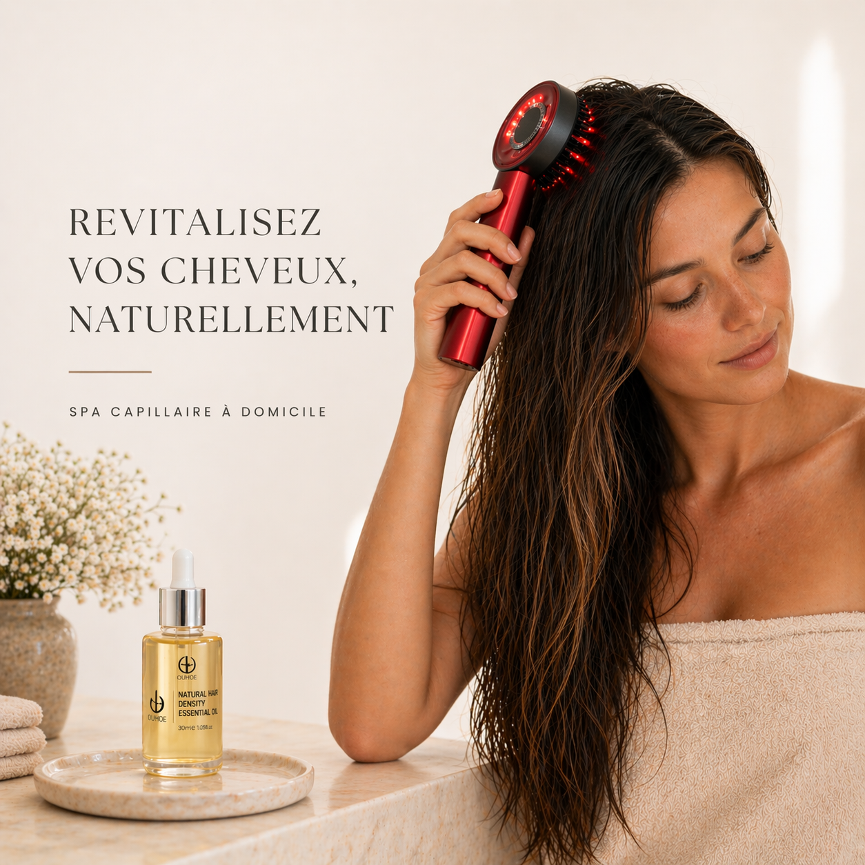 Brosse Stimulante + Bio Sérum Offert